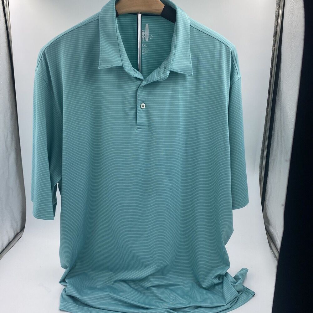 Johnie-O Albatros Striped Featherweight Performance Polo 2Xl
